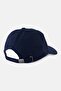 Men Brand Logo Cap, Navy - 2