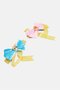 Toddlers Girl 2 Pcs Bow Clips, Pink/Blue - 3