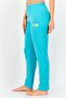 Rosaline x Women Graphic Print Drawstring Sleepwear Pyjamas, Turquoise - 2