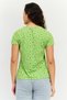 Rosaline x Women 2 Pieces Crew Neck Allover Print Short Sleeve Sleepwear Top, Multicolor - 5