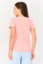 Rosaline x Women 2 Pieces Crew Neck Graphic Print Short Sleeve Sleepwear Top, Multicolor - 4