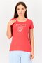 By Rosaline Women Graphic Print Pyjama T-Shirt, Red