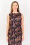 Women Floral Print Maxi Dress, Multicolor - 4