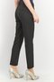Women Regular Fit Micro Dots Pants, Black - 4