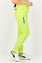 Women Sportswear Fit Outdoor Track Pants, Lime Green - 2