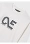 Cream Boy's Embossed Long Sleeve T-Shirt 7010 - 3