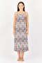 Women Polka Dots Sleeveless Sleeping Dress, Multicolor