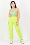 Women Sportswear Fit Outdoor Track Pants, Lime Green - 3