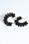 تصميم يدوي الصنع أقراط ملونة