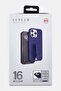 iPhone 16 Pro Silicone With Leather Grip Phone Case, Navy - 2