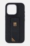 iPhone 16 Pro Morphix Cuero Grip Stand Protective Case, Black