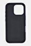 iPhone 16 Pro Morphix Cuero Grip Stand Protective Case, Black - 3