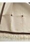 Buldan Cendere Cloth Lace Authentic Coffee Beaded Handcrafted Antique Fringed 50X135 cm Runner - 5