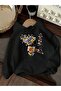 Oversized Unisex Women'S/Men's Hoodie Sweatshirt with Butterfly Print