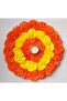 Artificial Flower Handmade Marigold Rangoli Mats for Floor and Home Décor