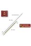 Roman Extendable Curtain Rod, Metal Single Rod Window Treatment Rod Drapery Rod GOLD, 200 – 400 cm - 2
