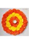 Artificial Flower Handmade Marigold Rangoli Mats for Floor and Home Décor - 4