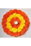 Artificial Flower Handmade Marigold Rangoli Mats for Floor and Home Décor - 2