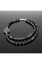 Larvikite Lava Stone 2 Row Stress Relief Necklace - 8