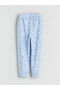 Crew Neck Printed Girl's Pajama Set - 7