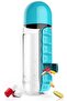 600 ml Built-In 7 Day Medicine Organizer Water Bottle >550 ml Red Plastic Cn