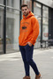 Men's Oversize Hooded Sweatshirt Printed Relaxed Fit Casual Sport Style - 2