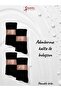 2Pcs Black Gray Cotton High Quality Girl's Plain Pantyhose School Socks - 8