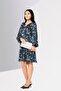 Women Allover Print Midi Dress, Multicolor - 2