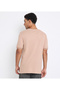 Men's Brown Crew Neck Tee - 4