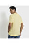 Men's Yellow Crew Neck Tee - 4