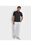 Men's Black Pique Polo - 5