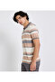 Men's White FLAT KNIT POLO - 2