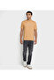 Men's Brown Crew Neck Tee - 5