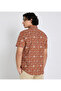 Men's Brown Casual Shirt - 4