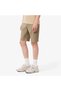 Erkek Slim Fit Bej Bermuda Şort - 2