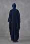 Ferace Abaya with Sequin Stripe Detailing on the Sleeves, Sizes 40-56. - 3