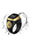 Digital Smart Ring with LED Display, White and Gold Design, Premium Finish - 8