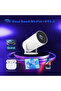 Smart Mini Projector, 2.4G+5G Wireless, Home Theatre Projector with USB Ports, White - 7