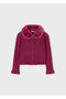 Girl's Fur Collar Knitted Cardigan 4311