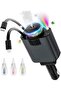 5-in-1 Car Charger with Air Freshener, Star light, Retractable Cables USB-C & iOS, 3 Perfume Bottle - 2