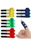 Yiwu 4-Pack Finger Holder Finger Straightener Middle Finger/Ring Finger/Inner Finger (Blue - Red) - 2