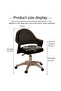 Versatile Office, Study, and Makeup Chairs with Adjustable Height and Rotation - 7