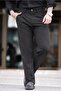 Dark Black Regular Fit Straight Cut Men's Trousers with Side Pockets 6540 - 2
