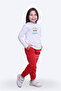 Girl's Dream Printed Pajama Set with Elastic Waist at the Bottom