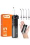 P1 Water Dental Flosser, Cordless Mini Water Cleaner Picks with Telescopic Water from