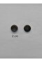 Army Green 2 cm Diameter Polyester Button 20 Pieces. - 2
