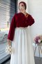 Volan Kol Basic Bluz - Bordo - 5