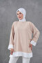 Casual Tunic with Collar and Skirt Trim - 5