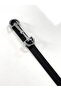 Women's Design Buckle Thin Black Belt 1St Quality Material Pants Belt,Dress Belt,Jacket Belt - 2