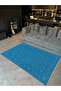 سجادة ديكور حديثة بنمط تقليدي أزرق من موسو mosso520blue - 2